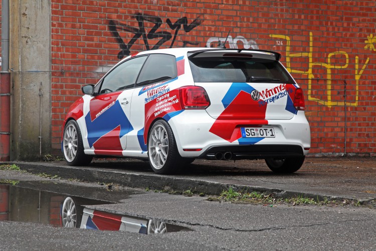 Nicht nur sein Hinterteil ist knackig: Dieser VW Polo R WRC birgt echte Power in sich.
