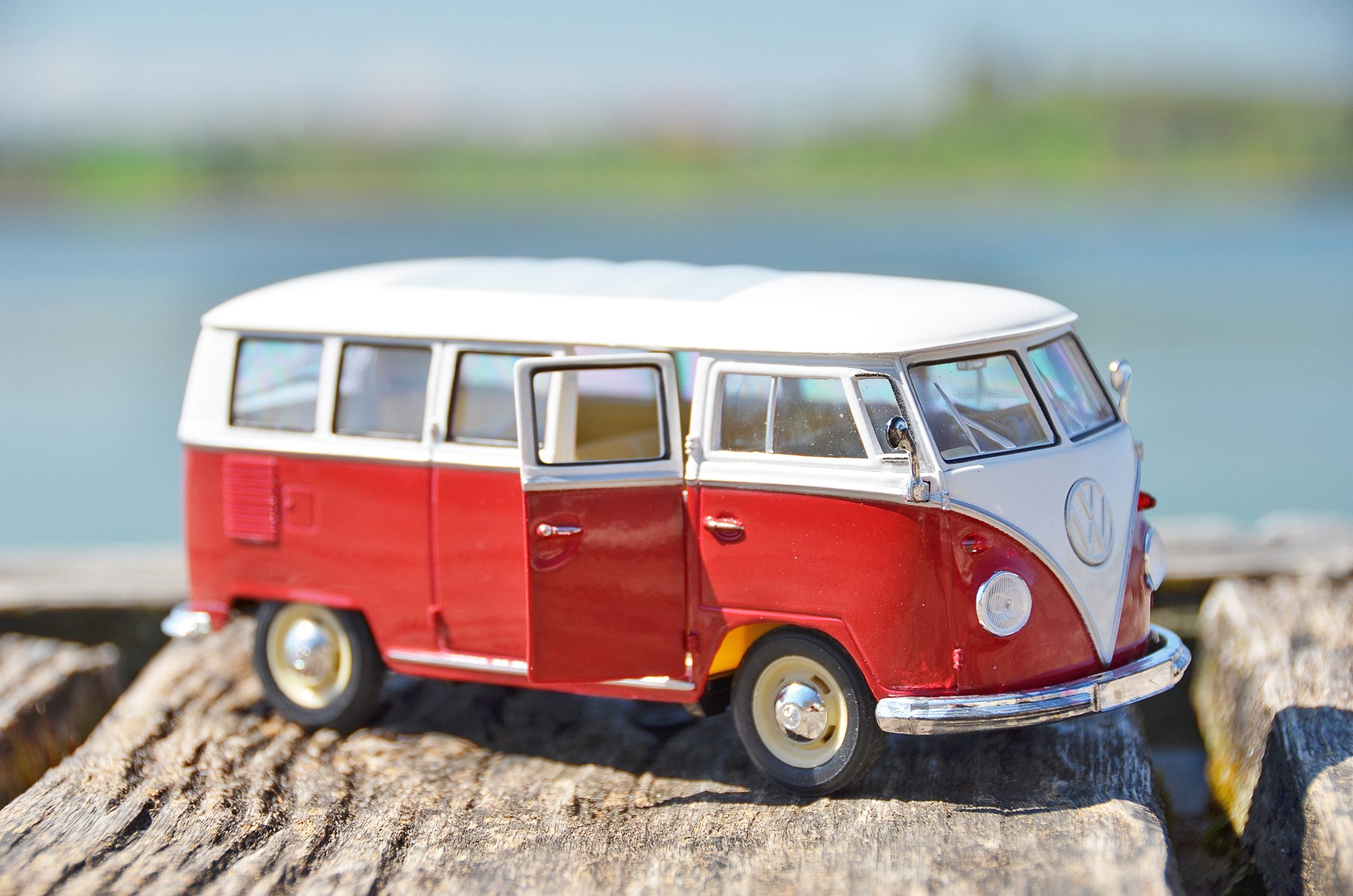 VW Bulli Modellauto, Miniatur